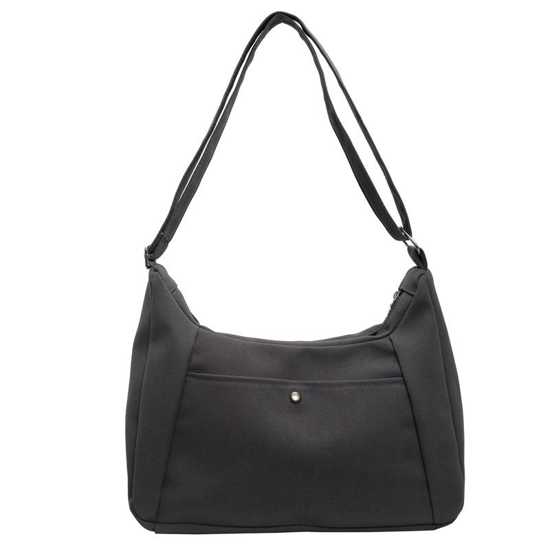 2025 New Shoulder Underarm Bag Women's Bag Trendy Versatile Simple Fashion Korean Version Large Capacity Messenger Canvas Bag