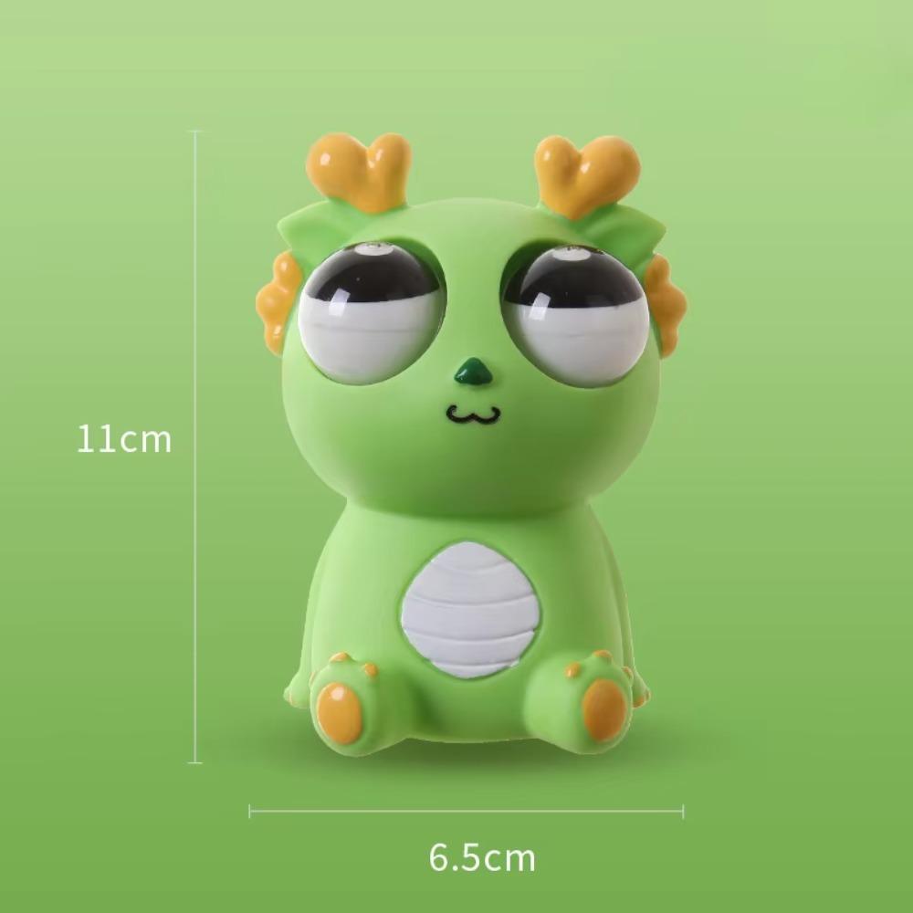 Popping Out Eyes Dragon Press Toys Tactile Fidgeting Toys Stress Ease Anti-Anxiety For Kids Adult Children Autistic Squeeze Toy