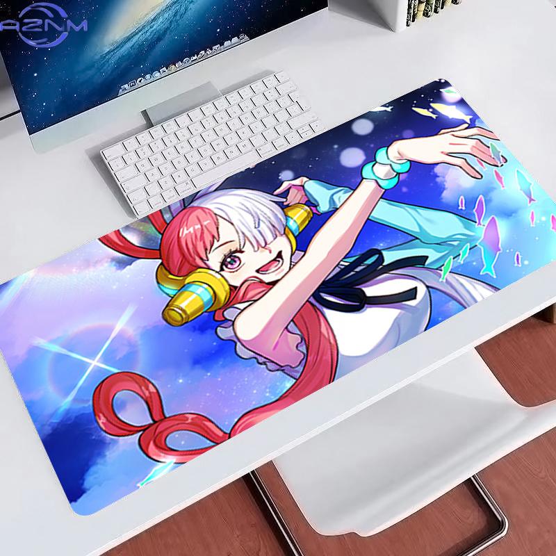 Colorful Mouse Pad Laptop Computer Gamer Desk Mat Anime E-sports Mousepad Large Gaming Keyboard Pad One Piece Uta Cute Mausepad