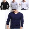 New Men's Long Sleeve Fashion Slim Fit Solid Color Sport Bottoming T-shirts Premium Quality And Superior Comfort