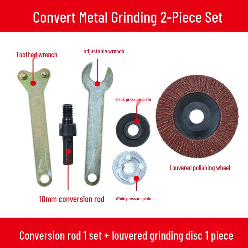 Cordless Drill Angle Grinder & Polishing Conversion Set