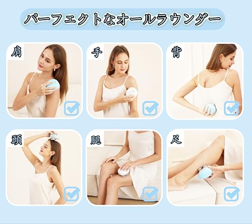 Electric Wet/Dry Scalp Brush with 3D Vibration, Lightweight Design, Full Body Use, Adjustable Rotation Direction and Speed, 10-Minute Timer, Cordless,