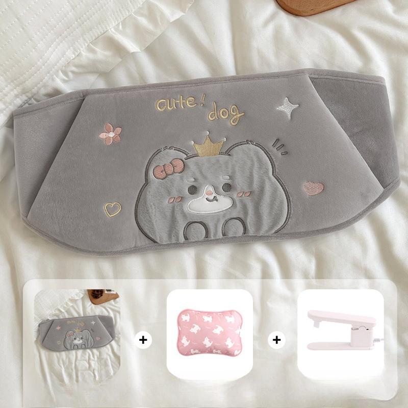 

Теплый пояс Теплая детская подушка Леди Тетя Теплый живот Теплое сокровище для рук Теплый мешок для воды для защиты живота Теплый артефакт для живота gray bear