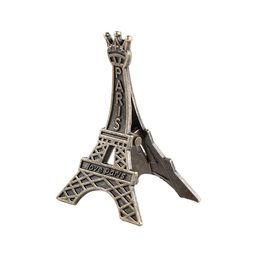 Seats Clip Photo Decoration Retro Style Picture Clip Holder Eiffel Tower Clip Paper Clip Memo Clip