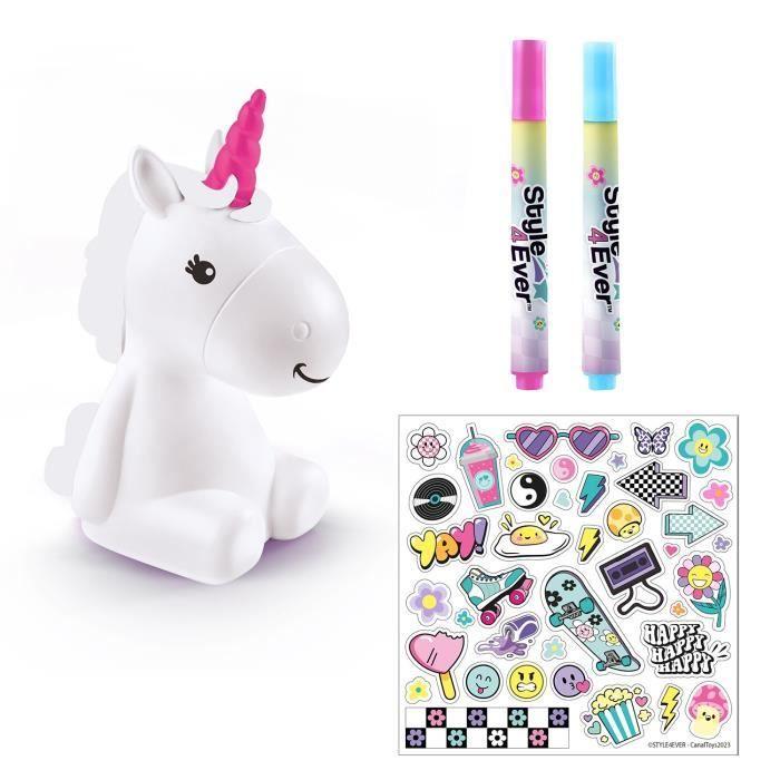 Y2K Light-Up DIY Unicorn To Decorate - Collector's Edition - Style 4 Ever - OFG 293 Canal Toys