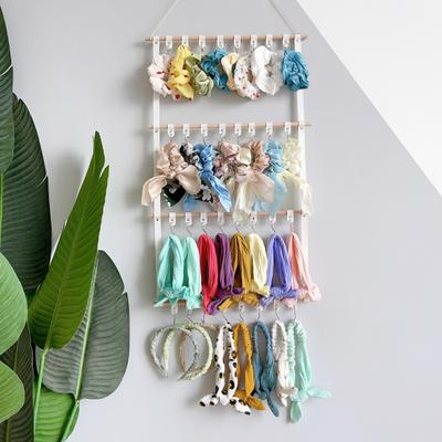 Headband Holder Large Storage Capacity Strong Load-bearing Wall Hanging Hair Accessories Organizer Rack