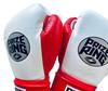PRIZE RING Boxing Gloves "Professional SS" White/Red (8oz)
