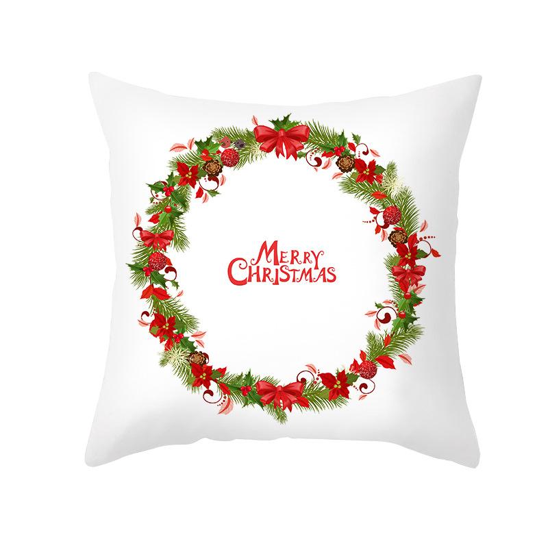 

Christmas Pillow Cover Gold Letter Print Office Sofa Cushion Cover Cushion Cover 45 * 45 (excluding pillow core)