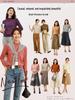 Women's Pure Wool Half-High Neck Knit Sweater - Solid Color, Warm Autumn/Winter Pullover