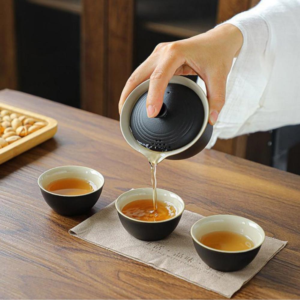 Portable Ceramic Tea Set