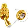 Professional R410A Charging Vacuum Port Adapter Metal For Mini Split Air Conditioner HVAC Refrigeration