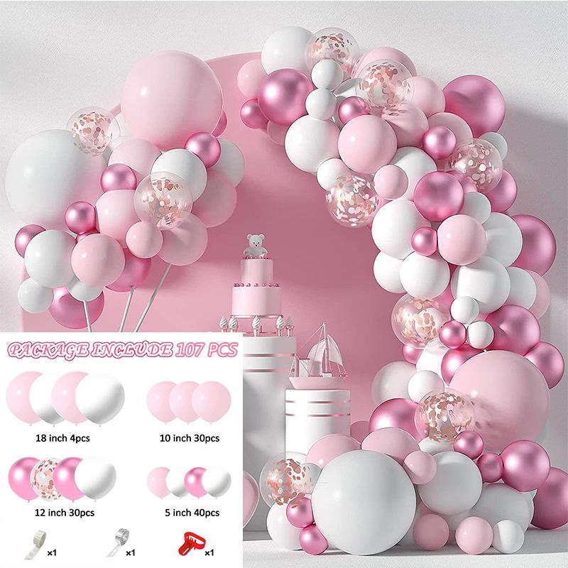 Balloon Chain Set Confession Engagement Balloon Set Opening Birthday Scene Arrangement Balloon