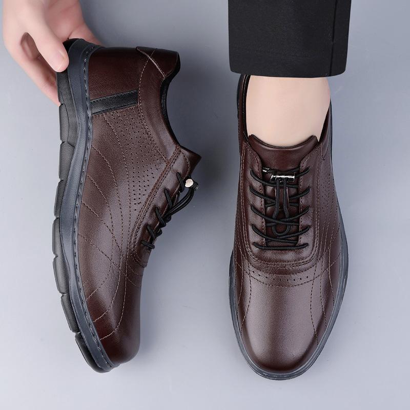 Fashion All-match Outdoor Driving Shoes Non-Slip Walking Flats Genuine Leather Male Treking Footwear New Handmade Men's Casual Shoes