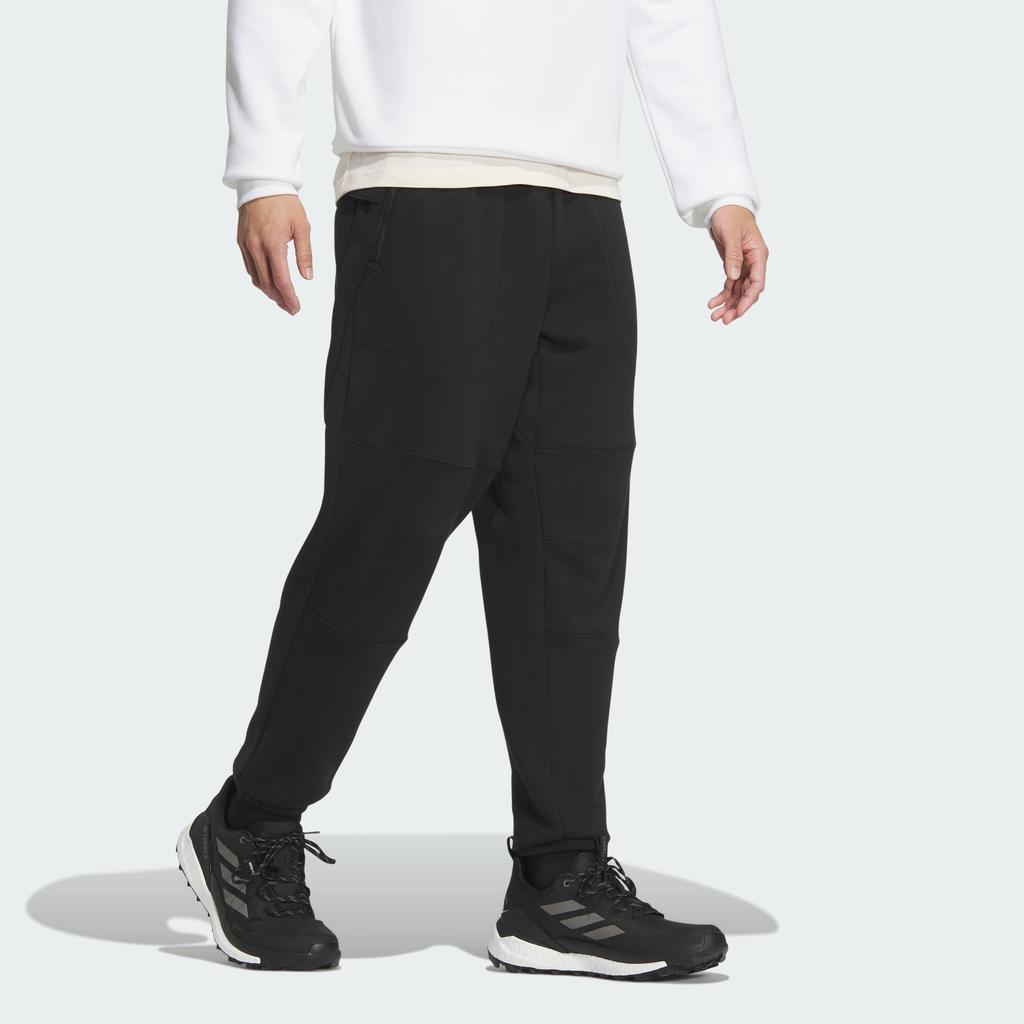 Adidas French Terry Sweat Trousers Men Bottoms Black IW3908