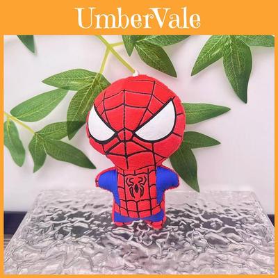 Marvel Avengers Spider-man Plush Toy Soft Keychain With Iron Man And Hulk Designs For Kids