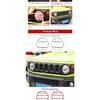 SHINEKA Lamp Hoods Car Front Headlight Lamp Decoration Cover for Suzuki Jimny 2019 2020 2021 2022 2023 Up Exterior Accessories