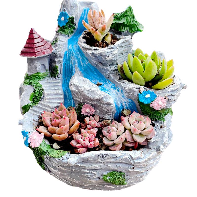 Extra-Large Hanging Succulent Pot: Multi-Diameter Micro-Landscape Decoration