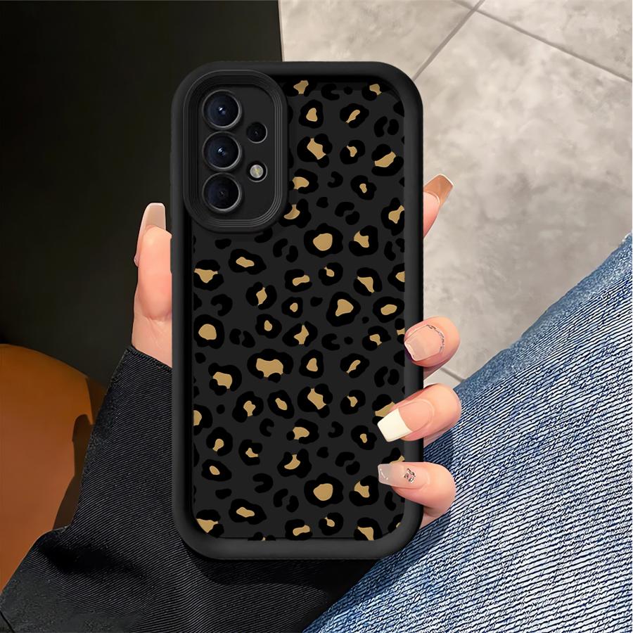 Case for Samsung Galaxy A50 A13 A30 A15 A11 A06 A12 A07 A05 A20 A16 A04 A17 A14 Phone Cover Leopard Print Art