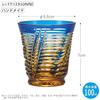 Toyo-Sasaki Glass Sake Cup Yachiyo Kiriko Sanae Cup Lapis Lazuli 100ml Made in Japan Glass Sake Glas