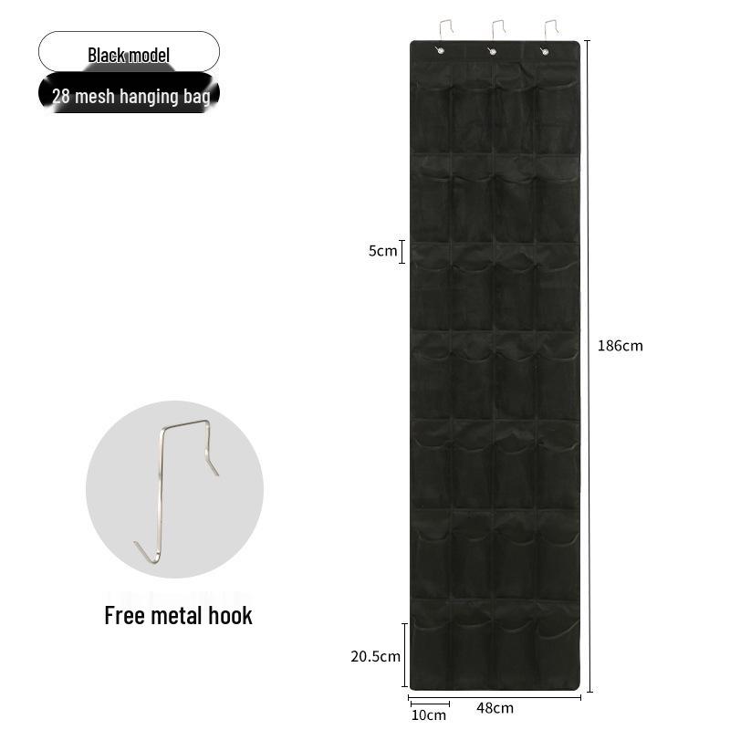 Wall-Mounted Mesh Shoe & Miscellaneous Storage Organizer