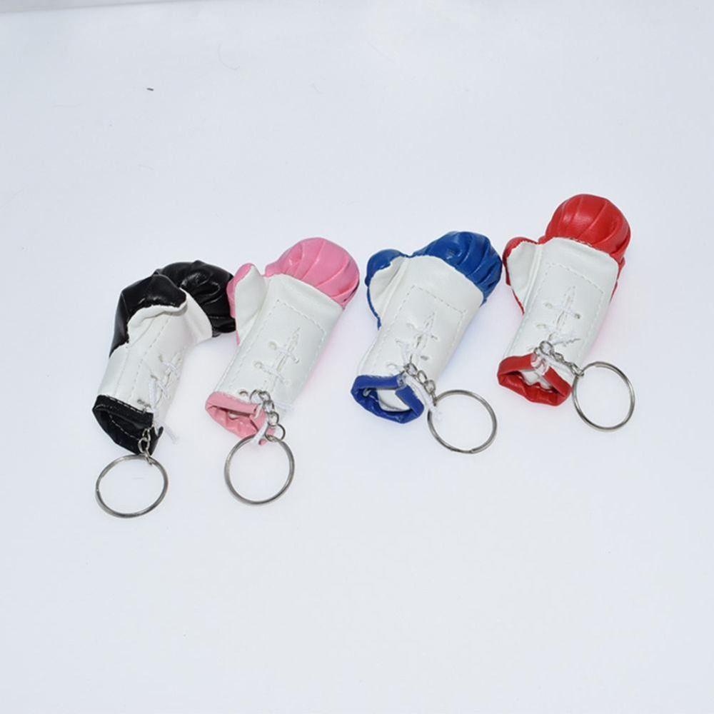 

Boxing Gloves Mini Boxing Gloves Pendant PVC Car Keychain Girls Gifts