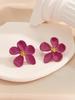 Colorful Floral Women's Drop Earrings - Versatile Daily Style