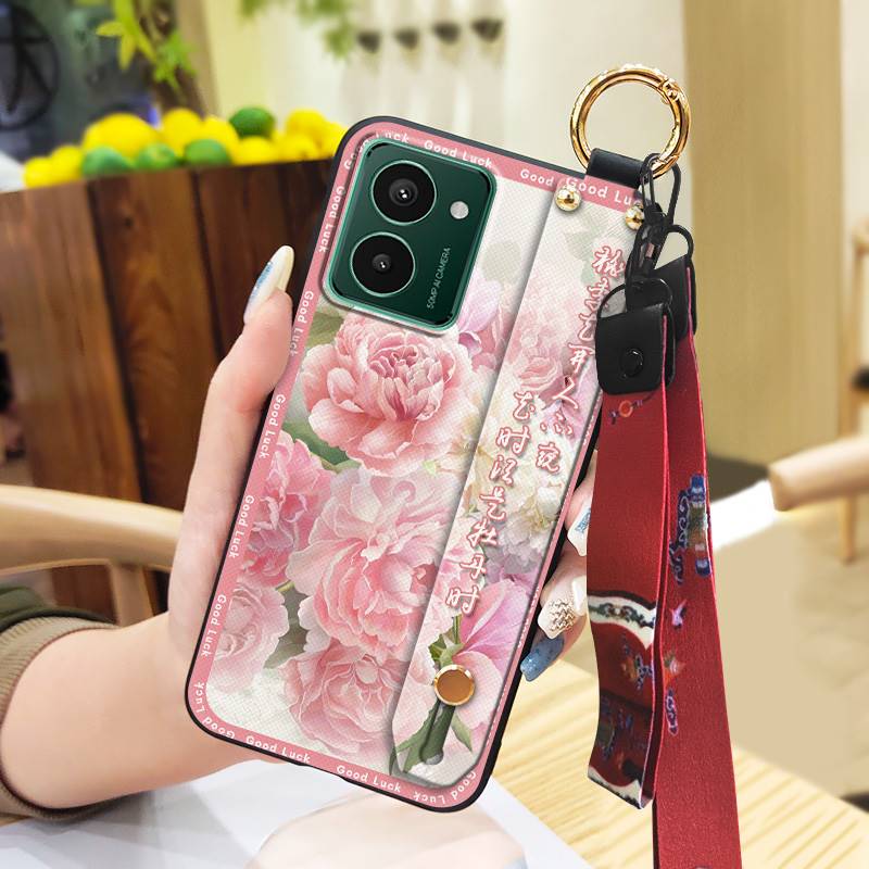 Waterproof Chinese style Phone Case For Nokia HMD Pulse/Pulse+/Pulse Pro Anti-knock Soft case Wristband Anti-dust Ring