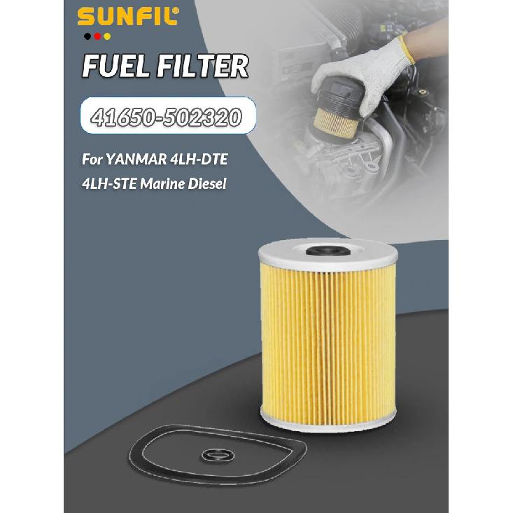 Fuel Filter 41650-502320 41650-550800 for YANMAR 4LH-DTE 4LH-STE Marine Diesel