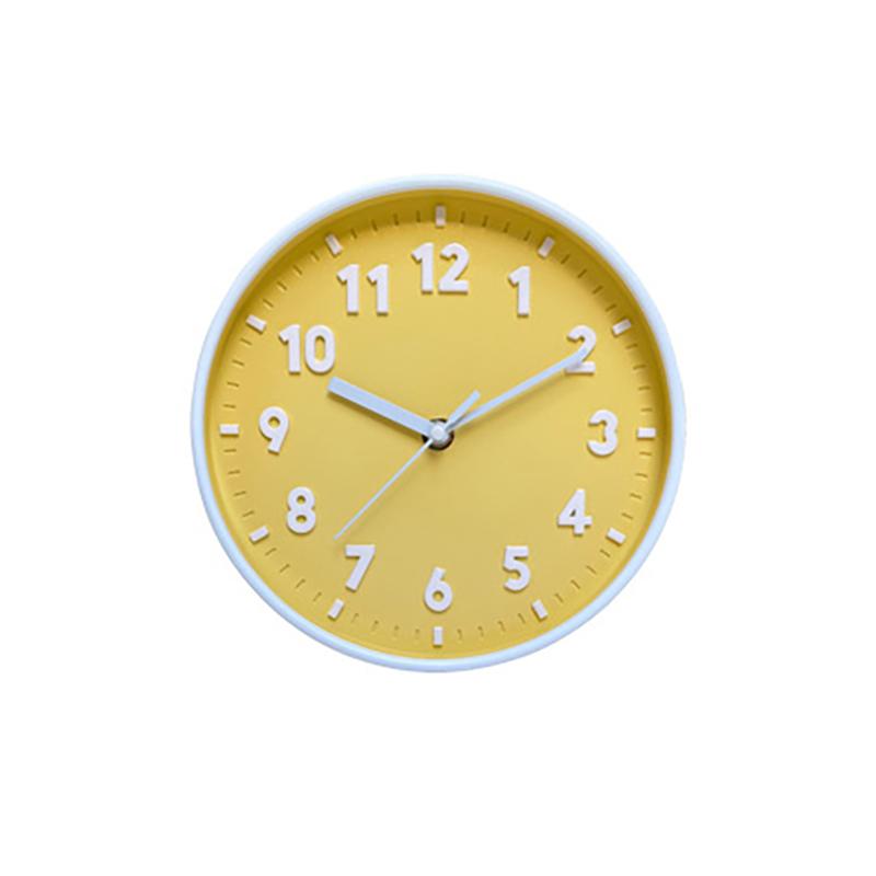 8 Inch Battery Operated Wall Clock Silent Digital Non Ticking Quiet Modern Bedroom Living Room