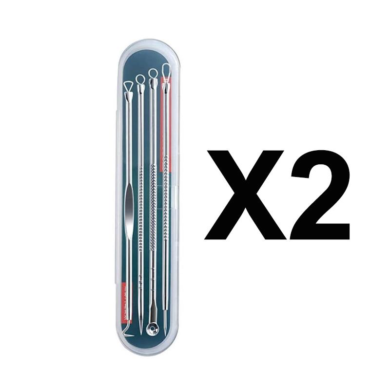 

4 шт./набор Удаление угрей и черных точек Комедон Удаление черных точек Прыщи Удаление дефектов Уход за кожей Женская красота Лечение акне Очиститель пор