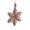 Wooden Gingerbread Pendants, Christmas Tree Decoration Pendants, Snowflake  Pendants, Atmosphere Decoration Items