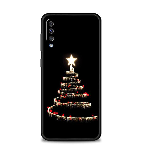 Custodia per telefono per Samsung Galaxy A70 A50 A30s A20s A20e M62 M52 M51 M32 M31 M31s M22 M21 M12 Cover Buon albero di Natale Cervo