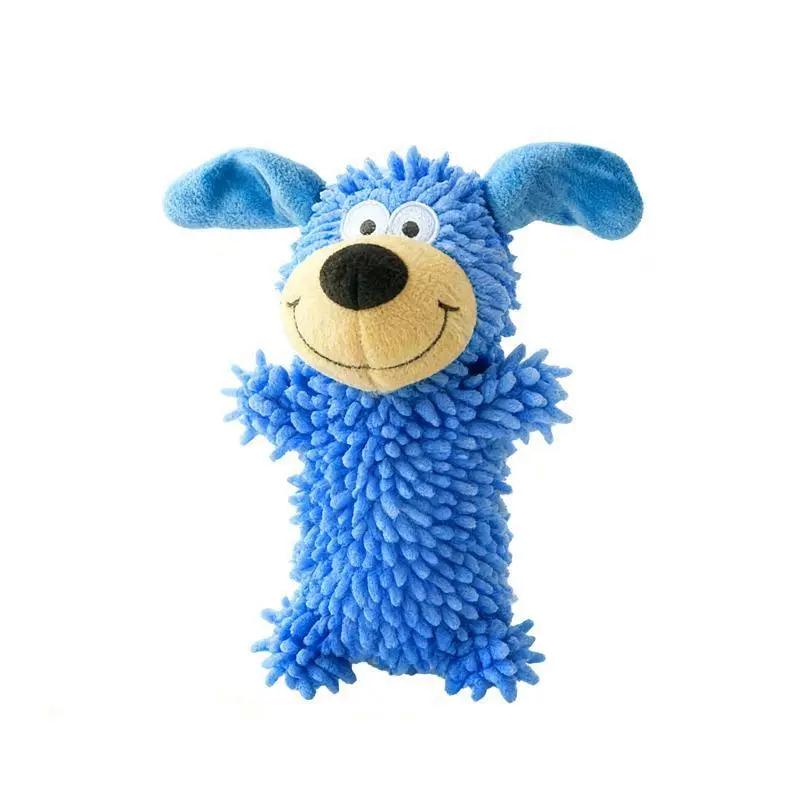 

Interactive Squeaky Plush Dog Toys, Chenille with Reinforced Seams, for Throwing/Catching Games, Suitable for Light Chewers (Small/Medium Breeds)