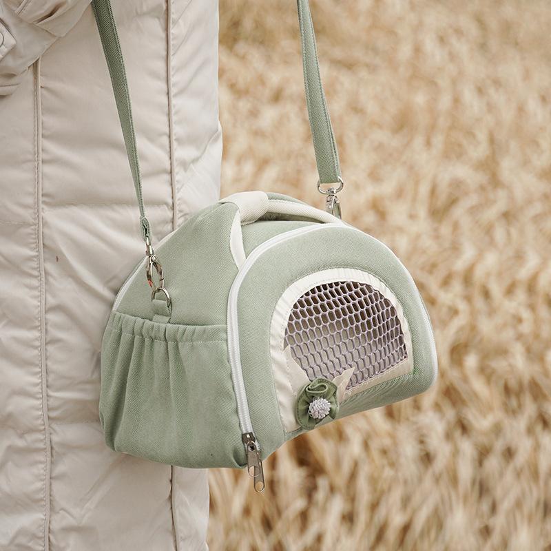 1 Pieza Bolsa para Mascotas para Vacunas, Mochila Antiperdida, Bolso Cruzado, Transportín Pequeño para Mascotas, Transpirable y Cálido, Bolsa para Salir