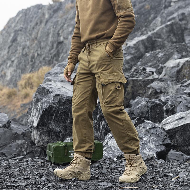 Casual Pants With Multiple Pockets, Loose And Detachable Work Pants, Men's Thin Mountain Style Tactical Sports Pants