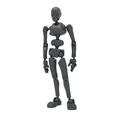 Stickybones Hochbewegliche Kunst-Animationsfigur Darkstorm - & 8.5"
