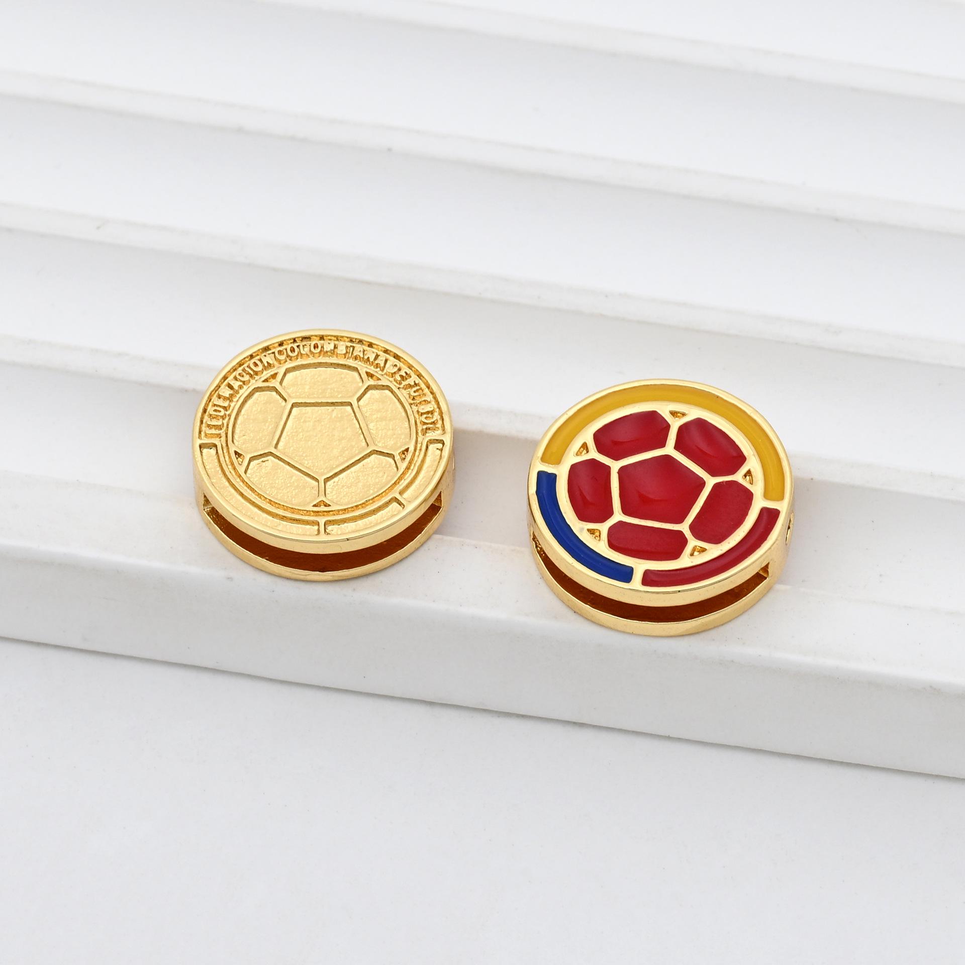 World Cup Football Team Bracelet with Player Pendant - Drip Oil DIY Jewelry Accessories