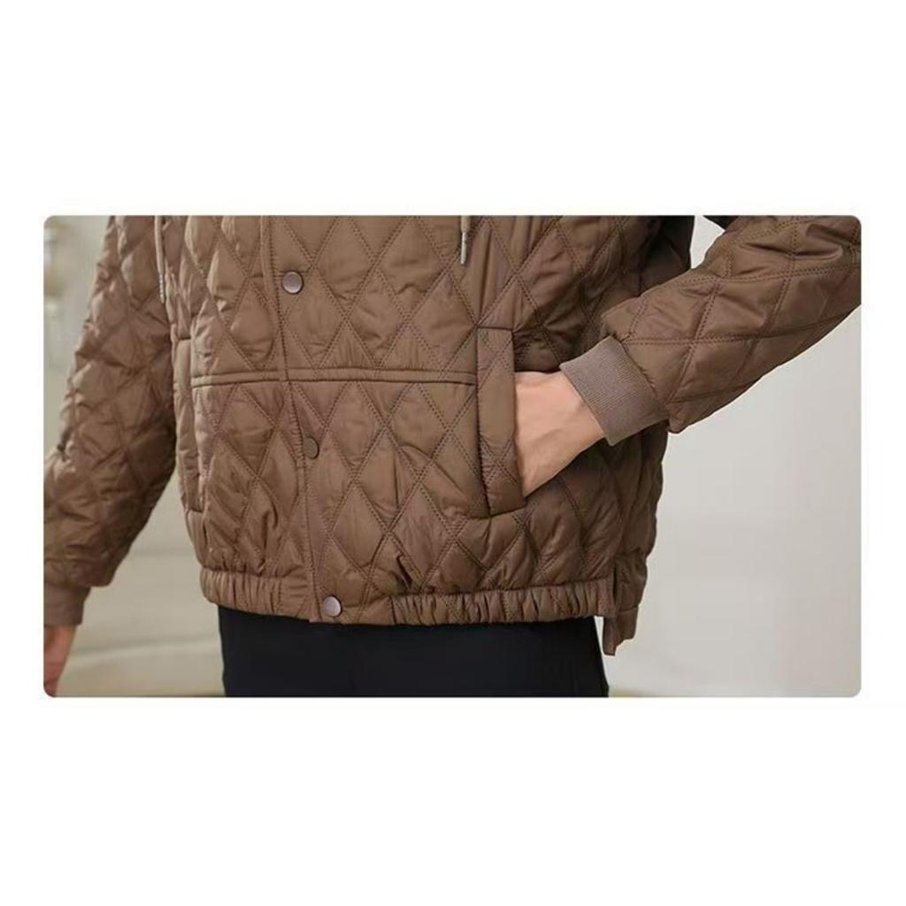Kadın Kısa Kollu Sonbahar ve Kış Ceketi, Kapüşonlu Hafif Sıcak Ceket, Sade Kapitone Sıcak Hoodie, Günlük Sonbahar Dış Giyim