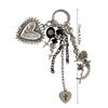 Portachiavi Cuore Spinoso alla Moda Fascino Elegante per Borsa Accessori Estetici Portachiavi Ciondolo Stiloso per Borsa per Ragazze Trendy