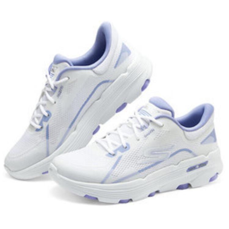 (WMNS) Skechers Go Run 7.0 'White Lavender' Women's 129336-WLV