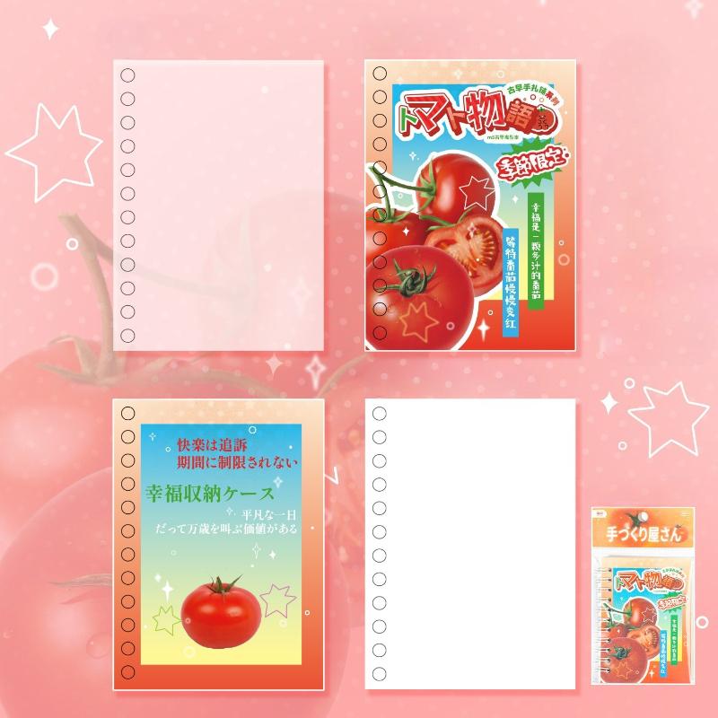 M5 Papiernotizbuch Vintage Cartoon Journal zum Einkleben von Stickern Tragbares Japanisches INS Süßes Spiralbindung Scrapbook für Studenten