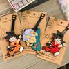 Anime Cartoon Cute Dragon Ball Goku Buu Vegeta Luggage Tag Suitcase Label