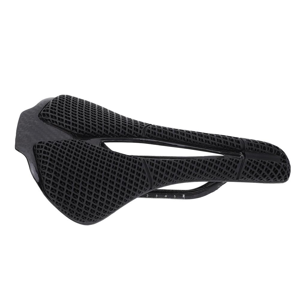 Bike Saddle High Strength 3D Printed Carbon Fiber Hollow Bike Cushion for Mountain Bikes