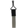Flat Bungee Cord with Double Hooks, 100 Cm, Grey – Elastic Tie-Down Straps