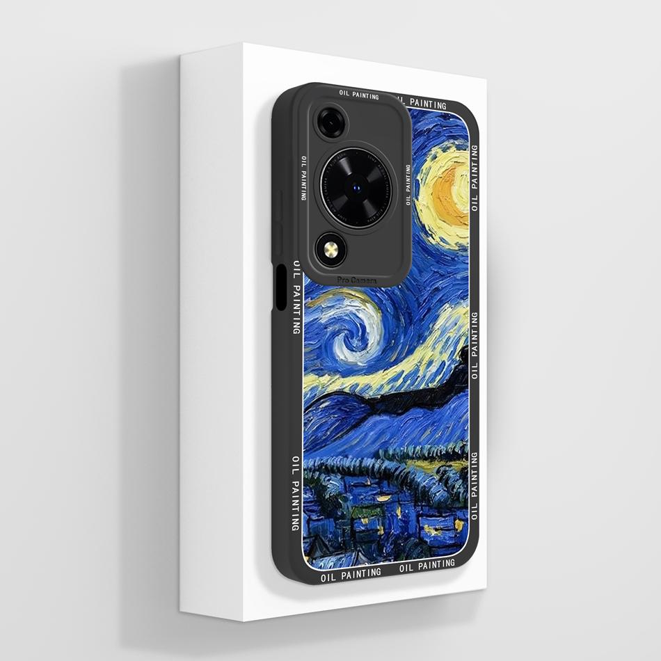 Case For Huawei Nova Y72 Cute Design Phone Cover Camera Protector Soft Liquid Silicone Funda Models MGA-LX3 Protective Bumper