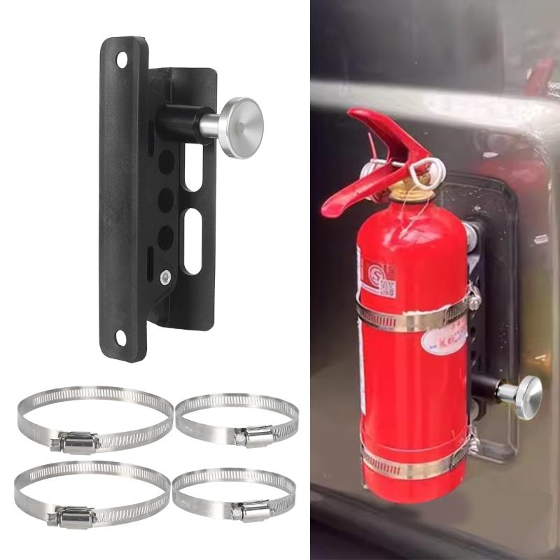 Vehicle Fire Extinguishers Holder Mount Bracket Fixing Device for ATVs UTV Models Quick Release Design