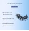 Ten Pairs of 3D Synthetic Fiber False Eyelashes: Bold European and American Style with Thick, Curled Volume