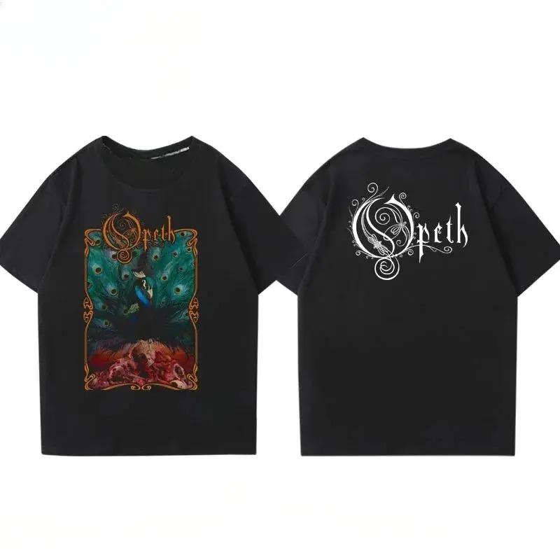 Opeth "Heritage" Classic Album Art Graphic Print Vintage Progressive Death Metal Band Merch Streetwear T-Shirt Top for Opeth Fans Metalheads