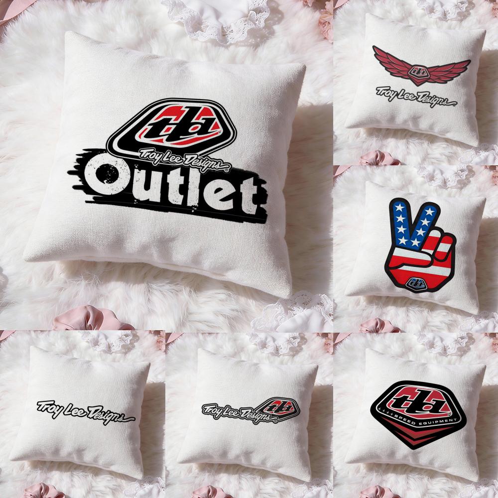 Luxury T-Troy Lee Cushion Cover Premium Comfort Reversible Pillow Cove -Two in One Design for Any Room & Car Interior