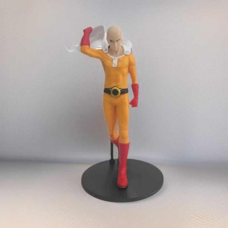 

20CM TERRIBLE TORNADO Saitama Figure Anime One-Punch Man Cool Cute Desktop Golf Model Toy Gift Collection Ornaments PVC with box